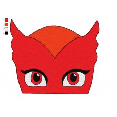 Head PJ Masks 03 Embroidery Design